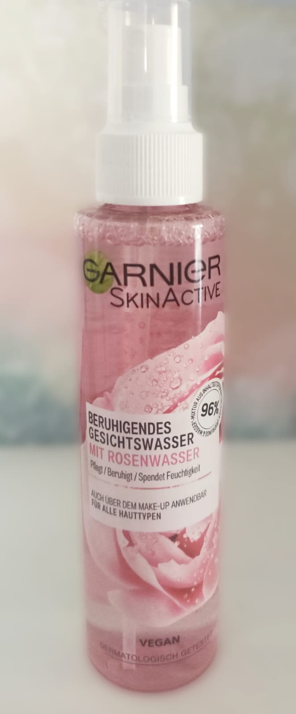 rosas agua de garnier