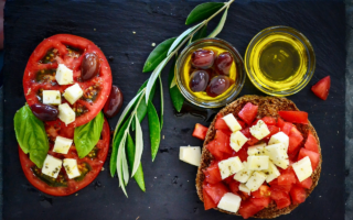 aceitunas y aceite de oliva