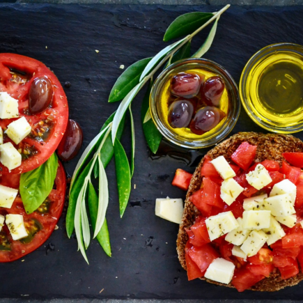 aceitunas y aceite de oliva