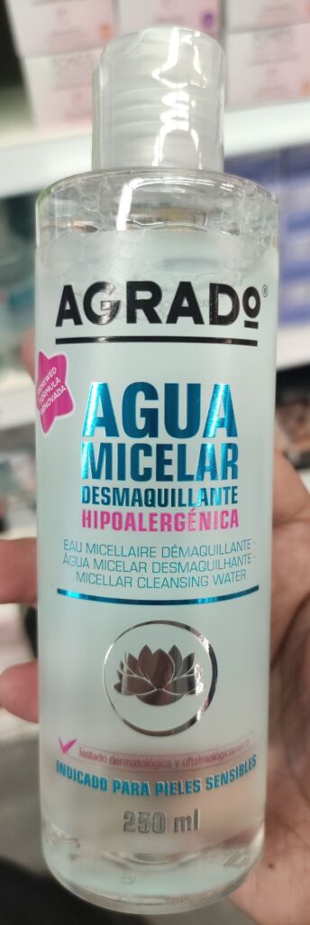 agua micelar agrado-pieles sensibles