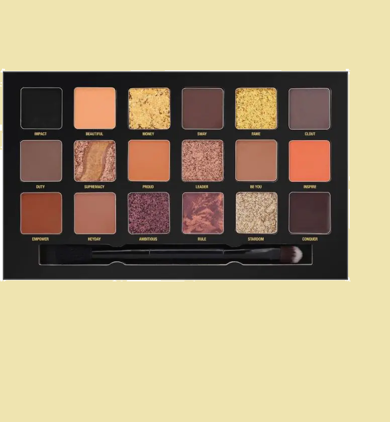paletas de sombras w7 influence