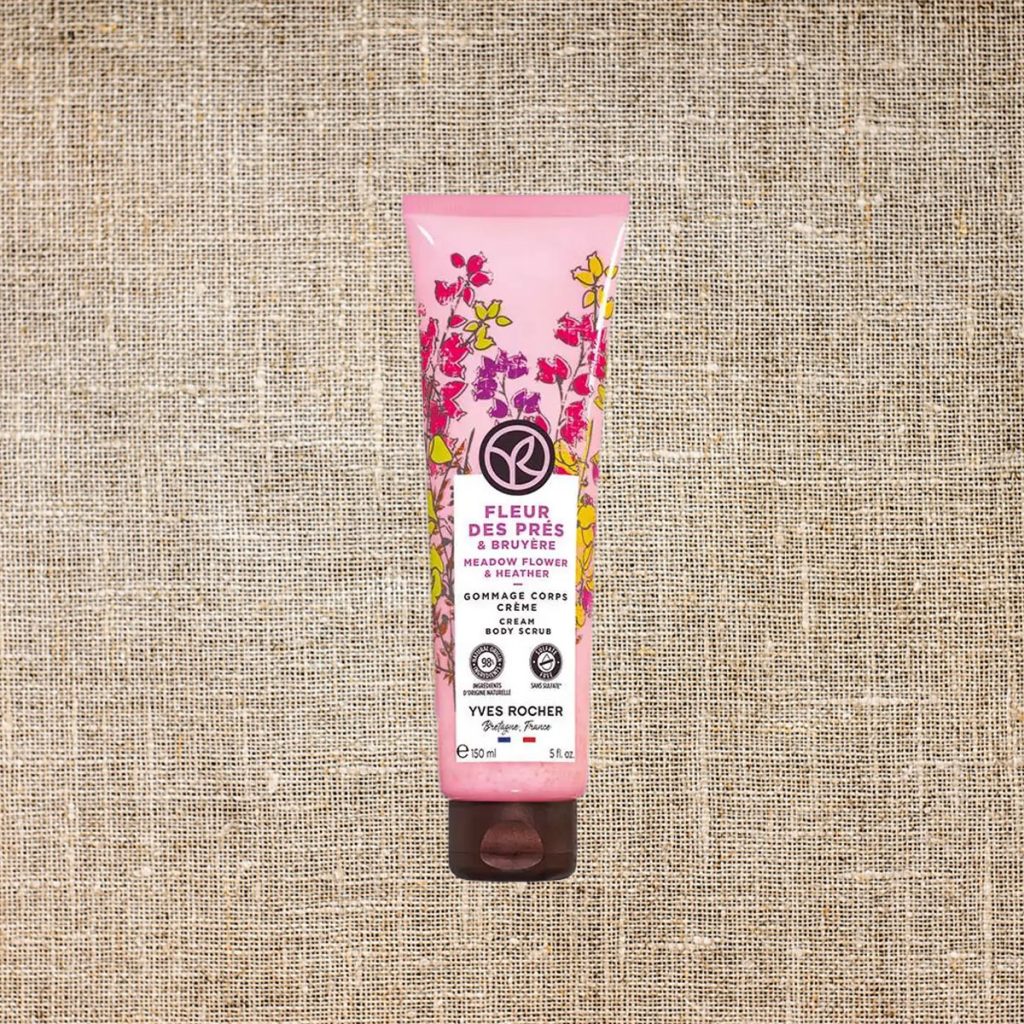 exfoliación corporal yves rocher fleur des pres