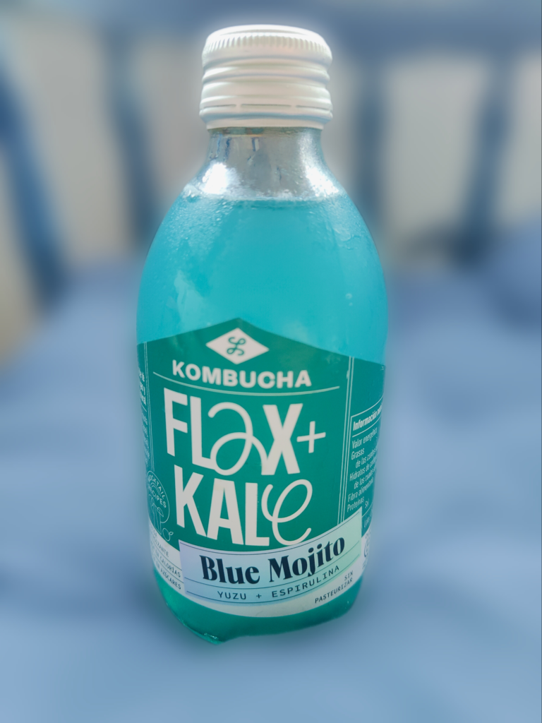 bebida detox- kombucha-flax and kale